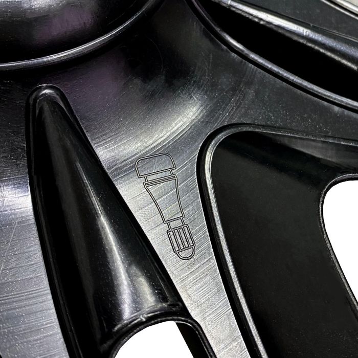 Omp OMPS07031512 Tapacubos Speed Ghost Negro-Plata 15 Pulgadas Juego 4 Unidades 7