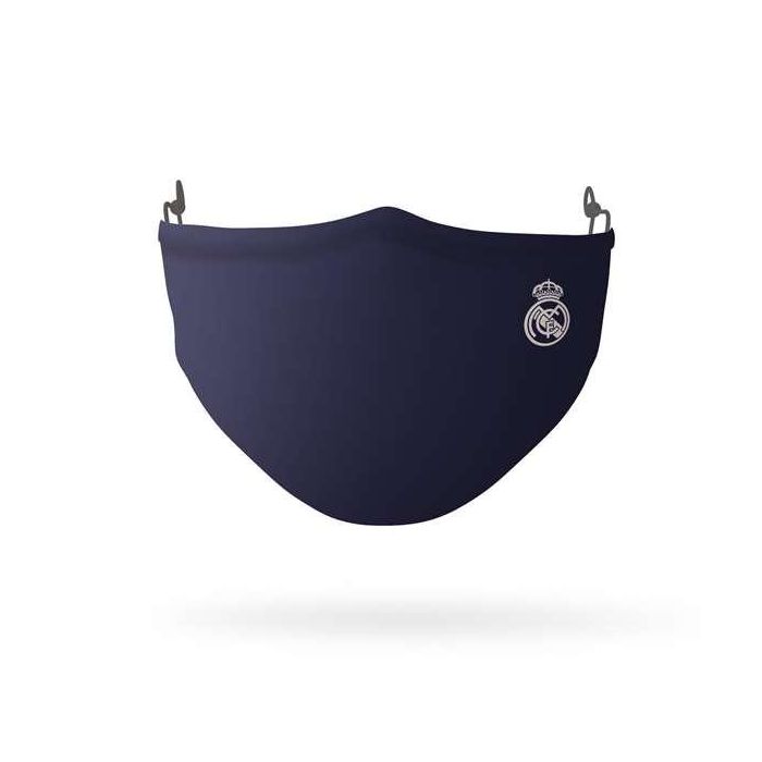 Mascarilla Higiénica de Tela Reutilizable Real Madrid C.F. Adulto Azul Mascarilla Higiénica de Tela Reutilizable Real Madrid C.F. Adulto Azul