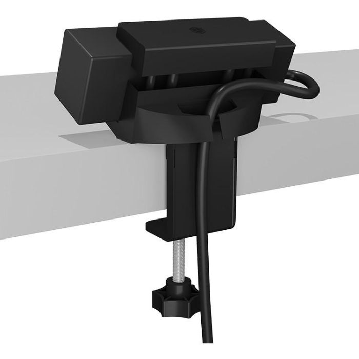 HUB & Steckdosenleisten Tisch-Halterung ICY BOX Black 3