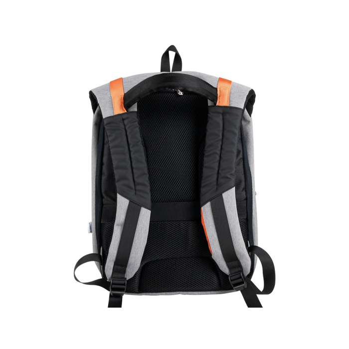 Q-connect Mochila para portátil de 18" negra / gris, poliéster impermeable, 460x170x310 mm 7