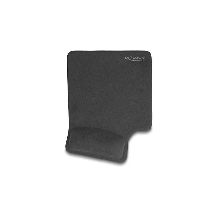 Delock Alfombrilla de Ratón Ergonómica con Gel para Zurdos - Negro, Reposamuñecas, Base Antiderrapante, 220 x 170 mm 1 Delock Alfombrilla de Ratón Ergonómica con Gel para Zurdos - Negro, Reposamuñecas, Base Antiderrapante, 220 x 170 mm 1