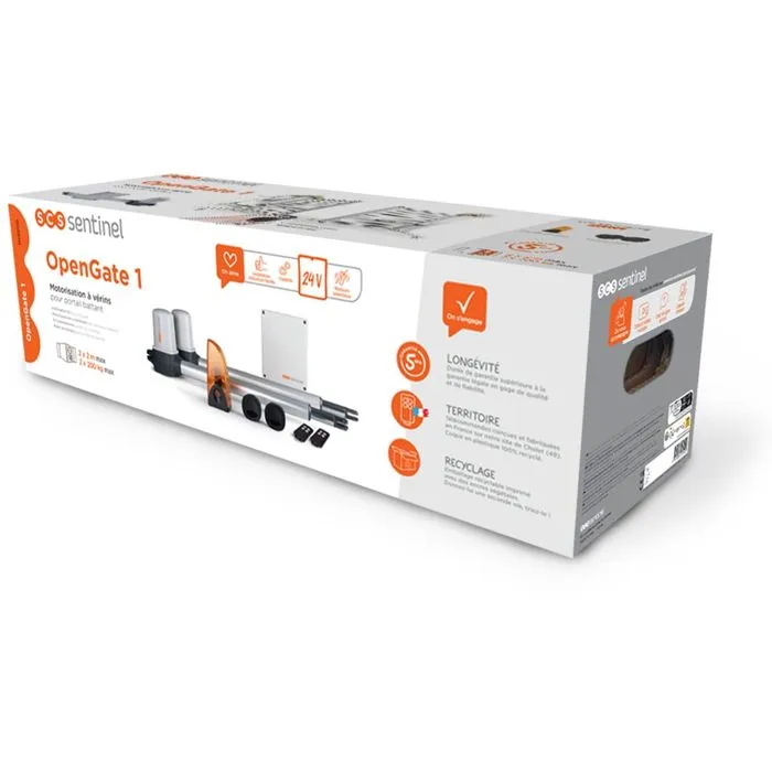 SCS Sentinel Motorización 24V con Cilindros para Cancela Batiente - OpenGate 1 3