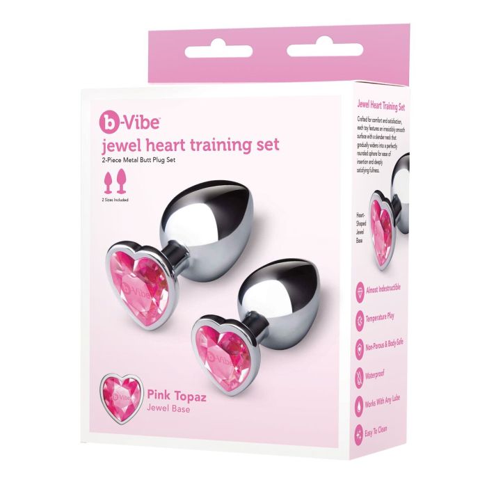 Plug Anal B-Vibe Plateado 1 Plug Anal B-Vibe Plateado 1