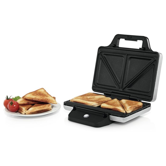 WMF 0415150011 Sandwichmaker Lono Acero Inoxidable Negro Plata 800W 3 WMF 0415150011 Sandwichmaker Lono Acero Inoxidable Negro Plata 800W 3