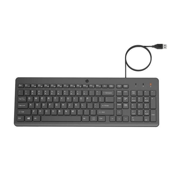 HP 150 Teclado con Cable USB Plug and Play Cómodo para Escritorio 11 HP 150 Teclado con Cable USB Plug and Play Cómodo para Escritorio 11