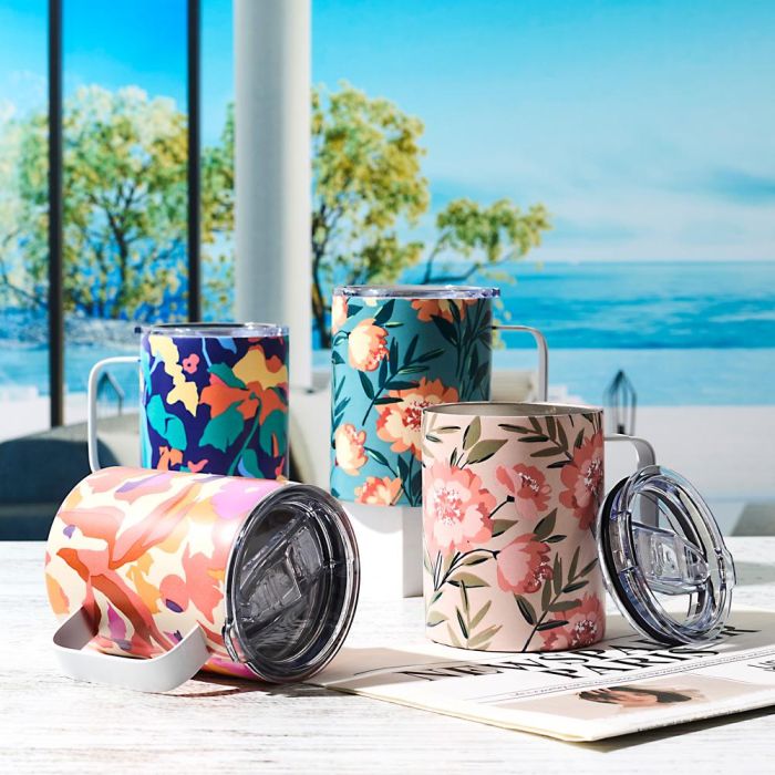 Mug Metal Con T Floral 420 Ml Cook Concept 6 Mug Metal Con T Floral 420 Ml Cook Concept 6
