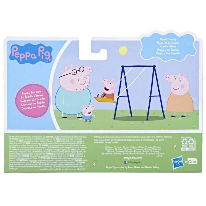 Peppa Pig, Peppa tiene una aventura, Peppa y su familia, pack de 4 figuritas, a partir de 3 años 2