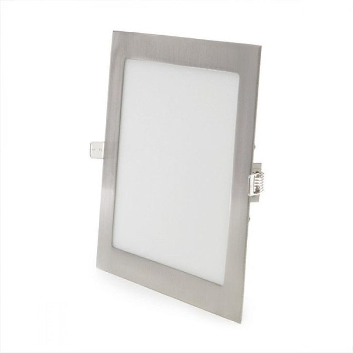 Placa LED 18W 1800Lm 6000ºK Cuadrada Niquel Satinado 50.000H [GL-CL-S18N-CW]