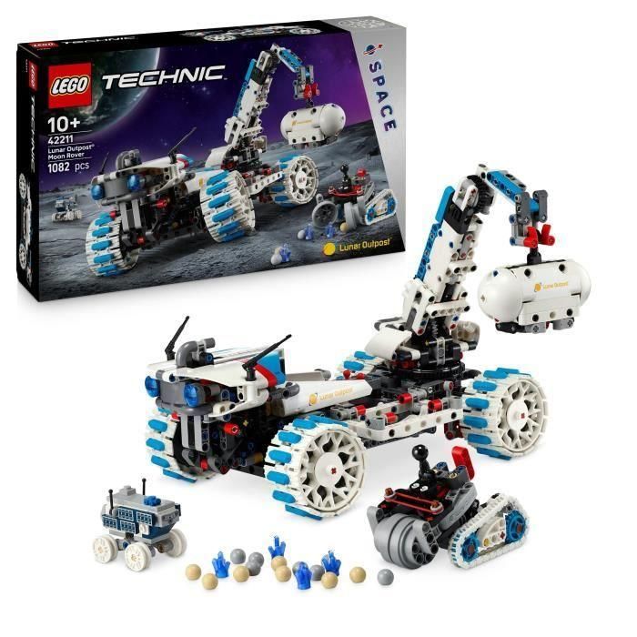 LEGO 42211 Technic Vehículo de Puesto de Avanzada Lunar - Set de construcción para niños de 10 años 0 LEGO 42211 Technic Vehículo de Puesto de Avanzada Lunar - Set de construcción para niños de 10 años 0
