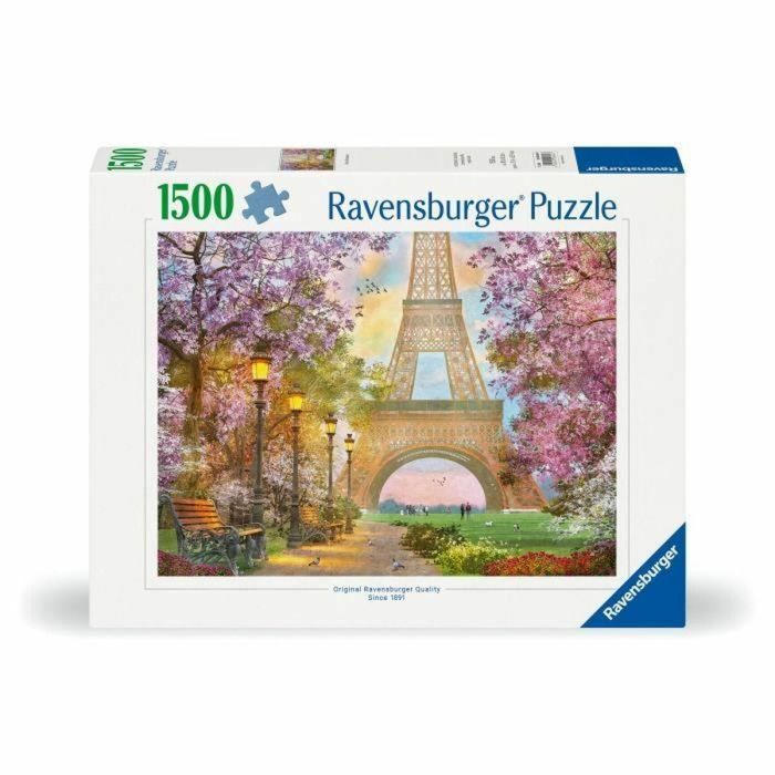 Ravensburger 12000694 Puzzle de alta calidad de 1500 piezas Amor en París, para Adultos y +14 años, 80x60cm
