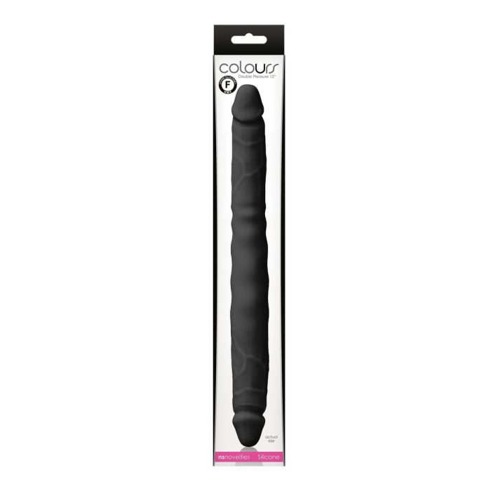 Consolador de Doble Penetración NS Novelties Colours Negro 1 Consolador de Doble Penetración NS Novelties Colours Negro 1