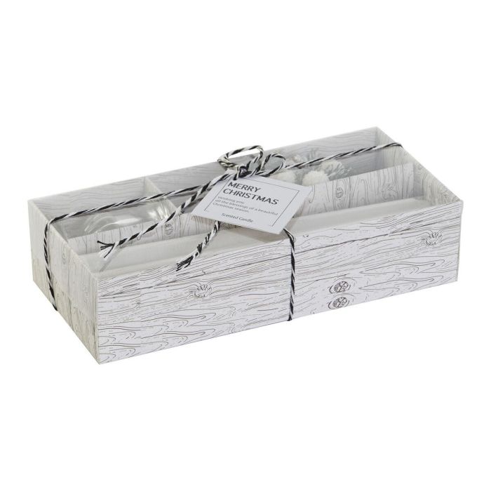 Vela Navidad Moderna DKD Home Decor Blanco 2 x 20 x 2 cm Set de 4 1 Vela Navidad Moderna DKD Home Decor Blanco 2 x 20 x 2 cm Set de 4 1