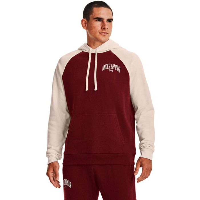 Sudadera con Capucha Hombre Under Armour Rojo Oscuro 3 Sudadera con Capucha Hombre Under Armour Rojo Oscuro 3