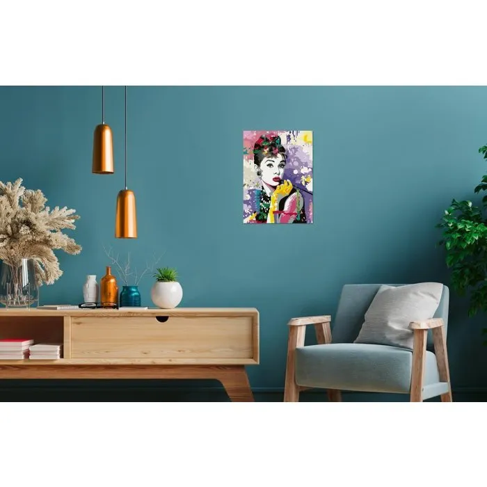 Ravensburger Pintura por Números Serie Premium B Audrey Hepburn 25526 2