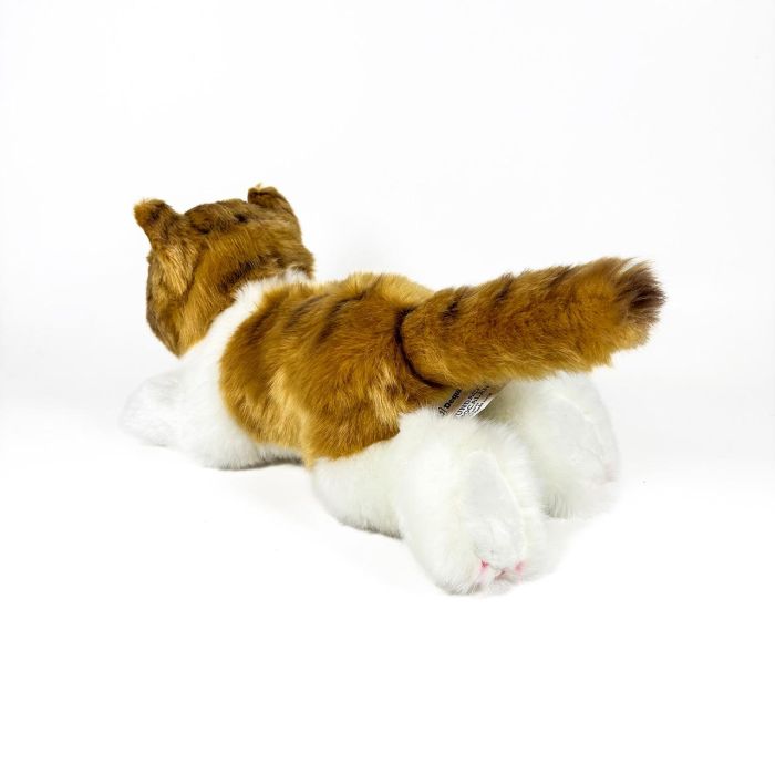 Peluche Gato Marron Y Blanco Tumbado 25Cm 939D00299 Bocalan 4 Peluche Gato Marron Y Blanco Tumbado 25Cm 939D00299 Bocalan 4