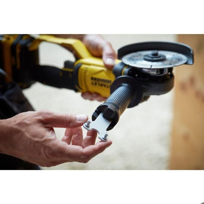 Amoladora 125 mm - Litio 18V - 2 Baterías 4Ah - STANLEY FATMAX V20 - SFMCG400M2K-QW 4