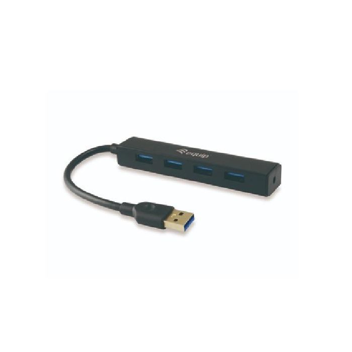Equip Hub USB 3.0 4 Puertos 5 Gbps Negro Equip Hub USB 3.0 4 Puertos 5 Gbps Negro