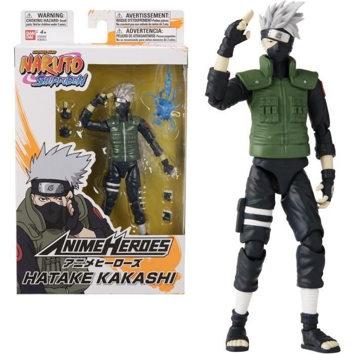 Bandai Figura Naruto Kakashi Dragon Ball 36903 con más de 20 puntos de articulación y alto nivel de detalle