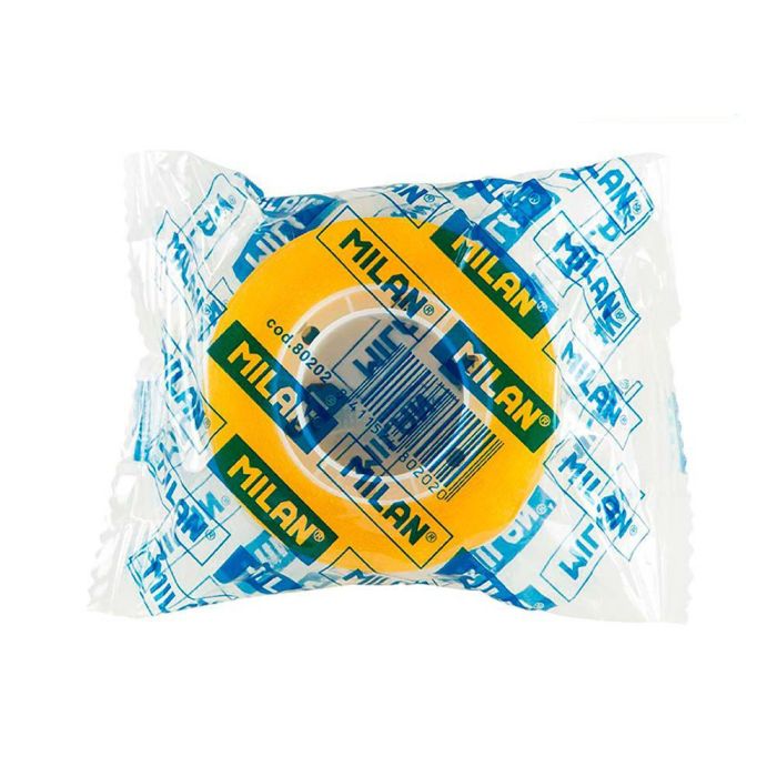 Cinta adhesiva transparente 19mm x 33m milan 1 Cinta adhesiva transparente 19mm x 33m milan 1