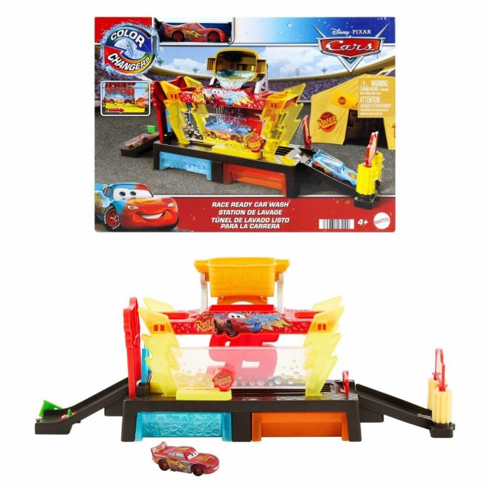 Hot Wheels MATJBM70 Estación de Lavado Cambio de Color 1