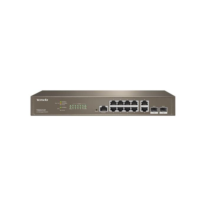 Switch 12 Puertos Ipcom Teg5312F 10 Switch 12 Puertos Ipcom Teg5312F 10