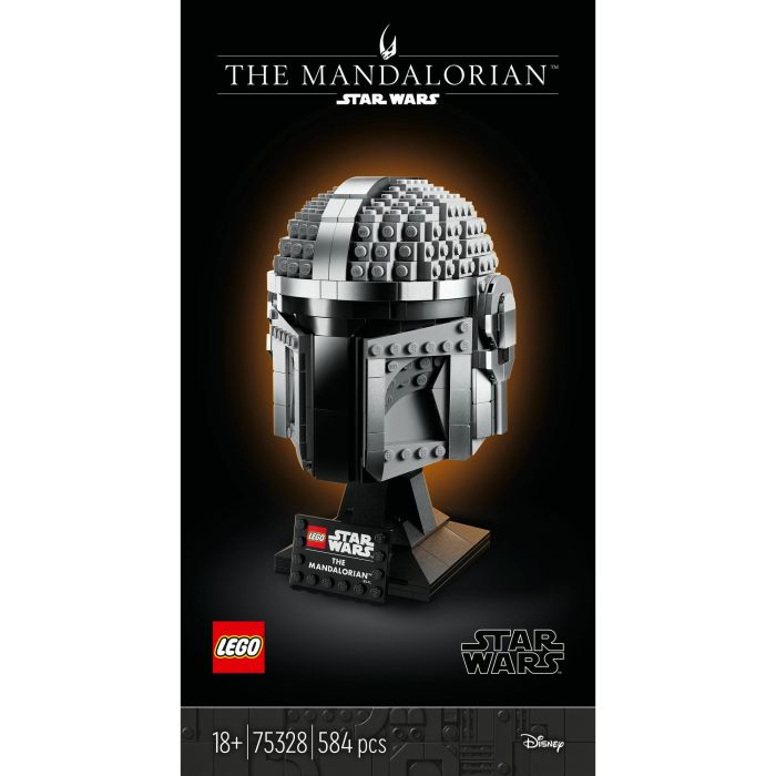 LEGO 75328 Star Wars The Mandalorian Helmet Kit de Modelo Coleccionable para Construir, Decorar y Regalar para Adultos 10