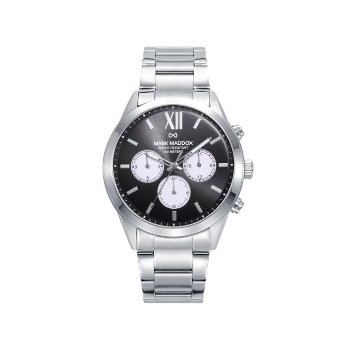 Reloj Hombre Mark Maddox HM1009-53 Negro Plateado (Ø 43 mm) Reloj Hombre Mark Maddox HM1009-53 Negro Plateado (Ø 43 mm)