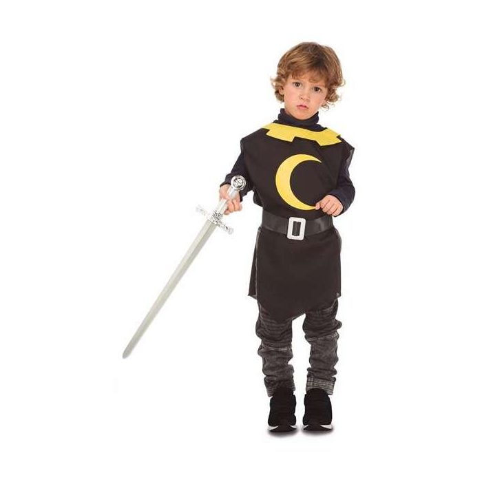 Disfraz peto medieval negro talla 3-6 y 1 Disfraz peto medieval negro talla 3-6 y 1