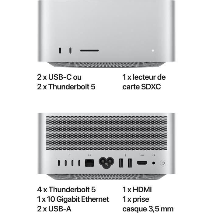 Apple MU963FNA Mac Studio, Chip M4 Max, 32 núcleos CPU, 36 núcleos GPU, 36GB RAM, 512GB SSD, 2025 4