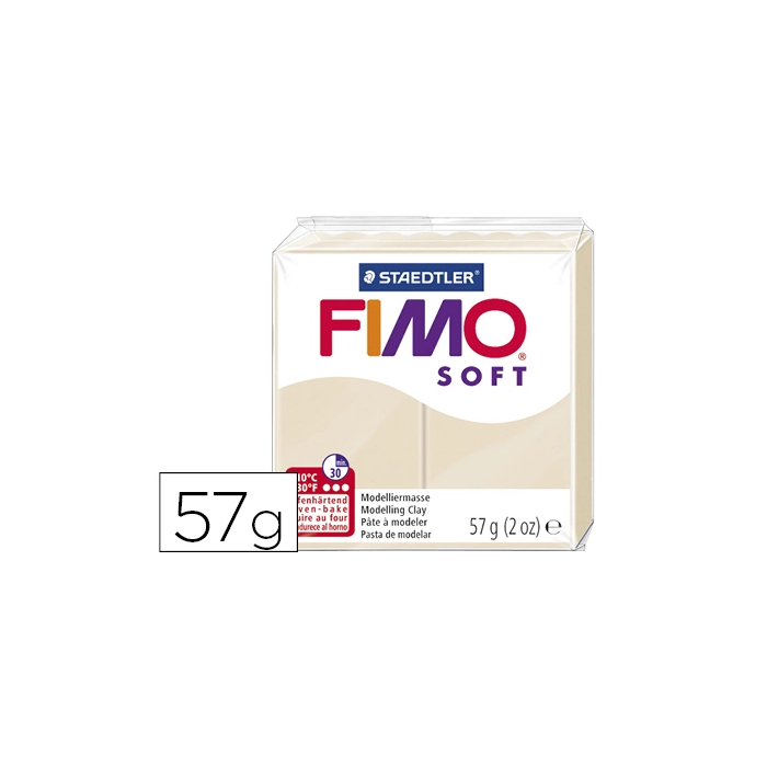 Staedtler Pasta de modelar Fimo Soft 57 gr Color Tierra 0 Staedtler Pasta de modelar Fimo Soft 57 gr Color Tierra 0