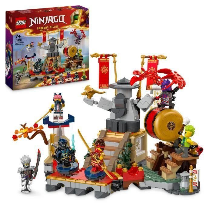 LEGO NINJAGO 71818 Arena de Batalla del Torneo - Juguete de Acción Ninja para Niños LEGO NINJAGO 71818 Arena de Batalla del Torneo - Juguete de Acción Ninja para Niños