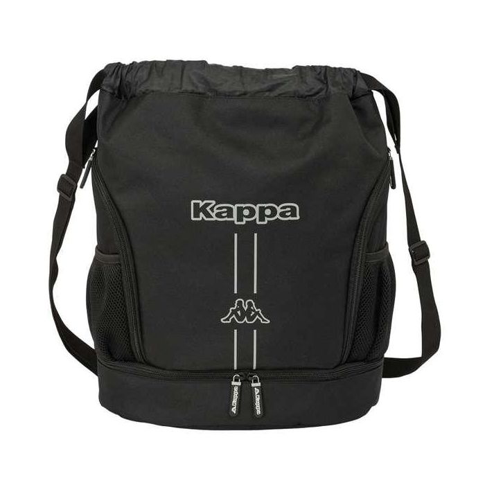 Bolsa Mochila con Cuerdas Kappa Dark Negro 35 x 40 x 1 cm 0 Bolsa Mochila con Cuerdas Kappa Dark Negro 35 x 40 x 1 cm 0