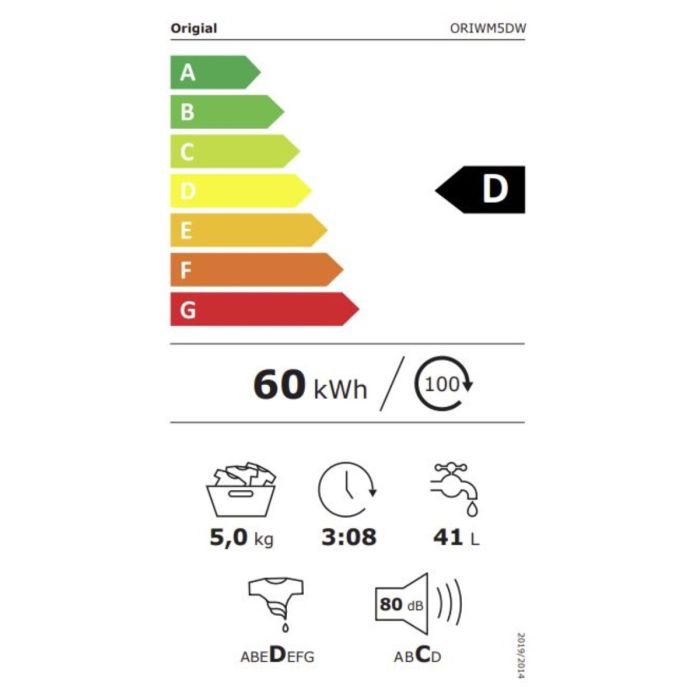 Lavadora Origial ORIWM5DW 7