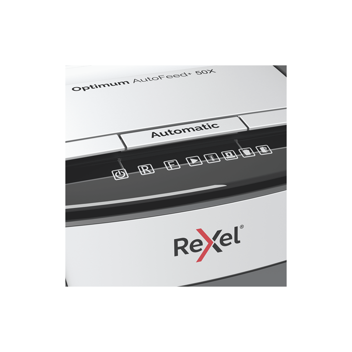 Rexel Optimum Autofeed+ 50X Eu Destructora de Documentos Corte Partículas P-4 Automática 50 Hojas Grapas Clips 20L 4 Rexel Optimum Autofeed+ 50X Eu Destructora de Documentos Corte Partículas P-4 Automática 50 Hojas Grapas Clips 20L 4