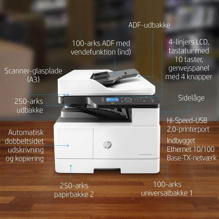 HP LaserJet MFP M443nda Láser 10