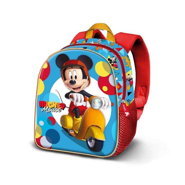 Karactermania Mochila 3D Elite Mickey Mouse Scooter 26x11x31 cm Edad Mínima +3 Años Karactermania Mochila 3D Elite Mickey Mouse Scooter 26x11x31 cm Edad Mínima +3 Años