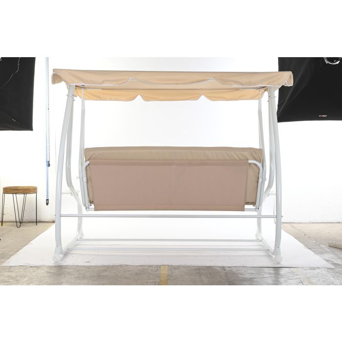 Banco Terraza Y Jardin DKD Home Decor Beige Blanco 120 x 167 x 210 cm 9 Banco Terraza Y Jardin DKD Home Decor Beige Blanco 120 x 167 x 210 cm 9