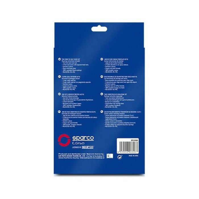 Fundas para Asientos de Coche Sparco S-Line Universal (6 Piezas) Fundas para Asientos de Coche Sparco S-Line Universal (6 Piezas)