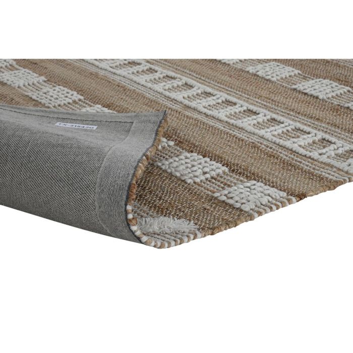 Alfombra Home ESPRIT Blanco Marrón Boho 160 x 230 x 1 cm 1