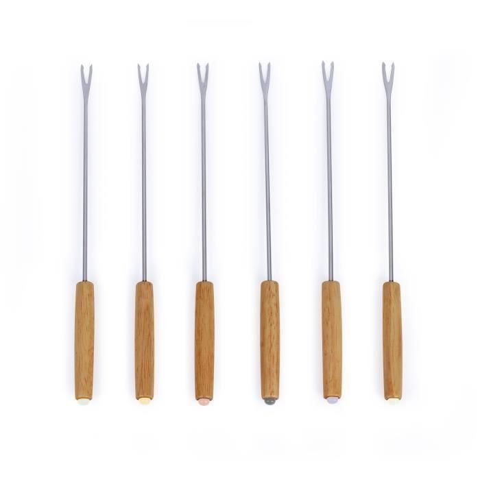 LIVOO MEN426N Juego de Fondue Tradicional 2,6L para 6 Personas de Hierro Fundido Esmaltado, Apto para Todo Tipo de Fuegos con 6 Tenedores 3 LIVOO MEN426N Juego de Fondue Tradicional 2,6L para 6 Personas de Hierro Fundido Esmaltado, Apto para Todo Tipo de Fuegos con 6 Tenedores 3