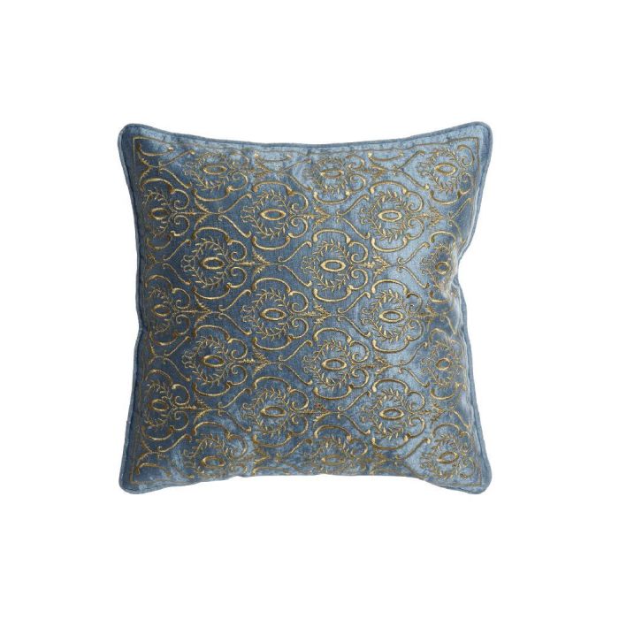 Cojin Neoclasico DKD Home Decor Azul Dorado 10 x 45 x 45 cm Cojin Neoclasico DKD Home Decor Azul Dorado 10 x 45 x 45 cm