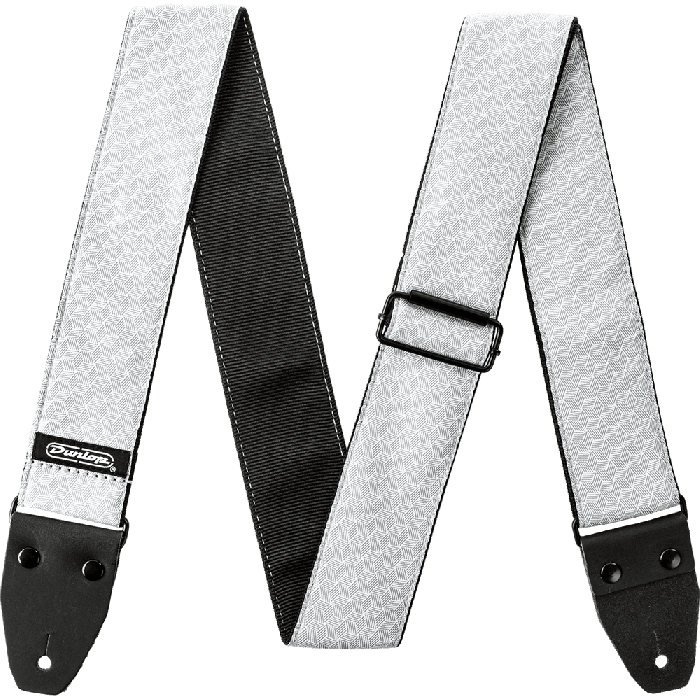 Correa Guit/ Bajo Jacquard - Cube Hatch Light Grey 1