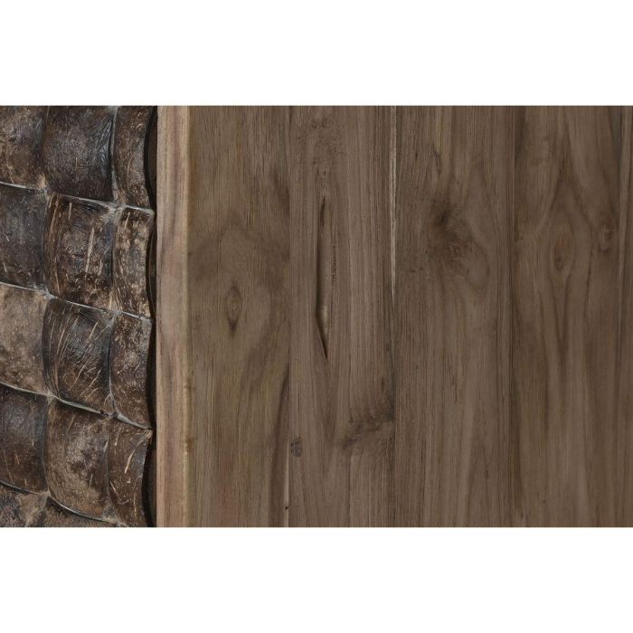 Armario Home ESPRIT madera de teca Fibra de coco 85 X 40 X 185 cm 3 Armario Home ESPRIT madera de teca Fibra de coco 85 X 40 X 185 cm 3