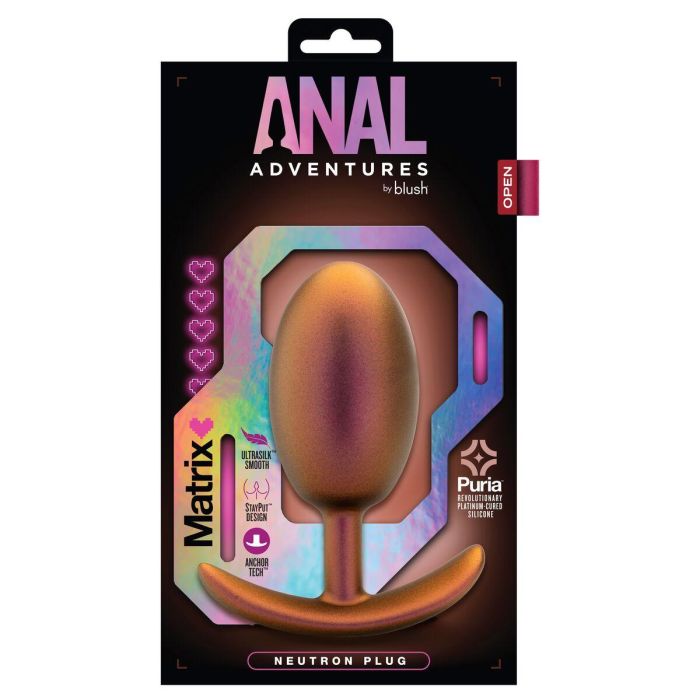 Plug Anal Blush Adventures Marrón (7,6 cm) 4