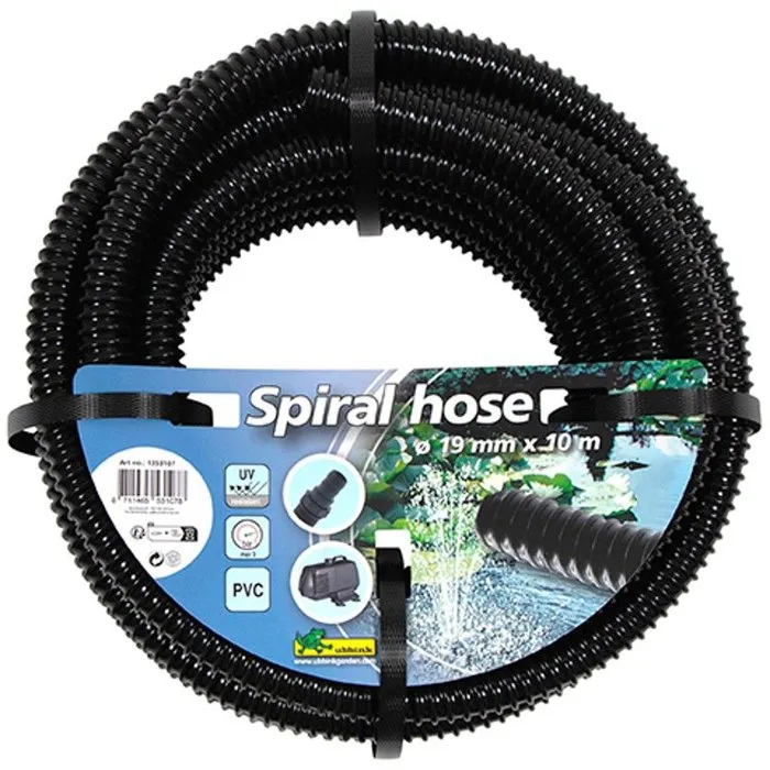 Ubbink Manguera Espiral - UBBINK - Ø19 mm (3/4") - Longitud 10 m - Resistente a los Rayos UV - Presión 1 bar