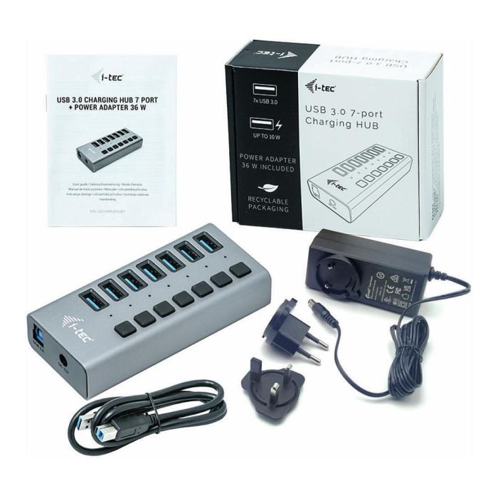 Hub USB i-Tec U3CHARGEHUB7