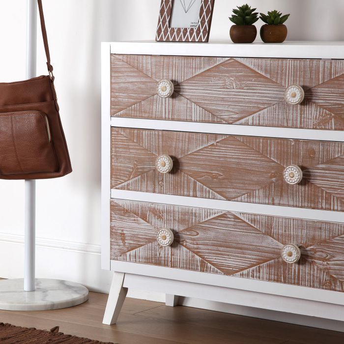 Comoda 3 Cajones Sira Versa 34X76CM 1 Comoda 3 Cajones Sira Versa 34X76CM 1