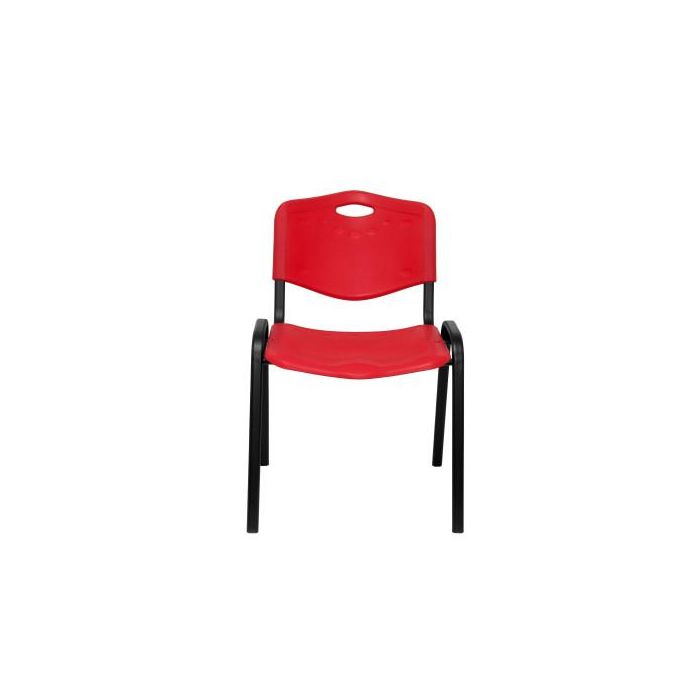 Piqueras y Crespo PACK426IRJ Sillas Confidentes Robledo Pack 4 Asiento y Respaldo Duro PVC Rojo Estructura Negra 0 Piqueras y Crespo PACK426IRJ Sillas Confidentes Robledo Pack 4 Asiento y Respaldo Duro PVC Rojo Estructura Negra 0