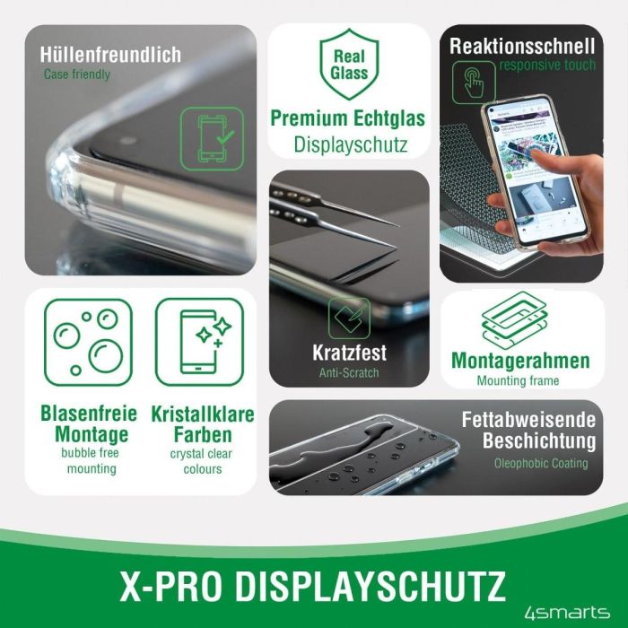 4smarts Second Glass X-Pro Clear fr Samsung Galaxy A54 2 4smarts Second Glass X-Pro Clear fr Samsung Galaxy A54 2