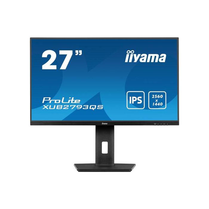 Iiyama ProLite XUB2793QS-B7 Monitor IPS 27" QHD 2560x1440 100Hz HDMI DisplayPort Altavoces